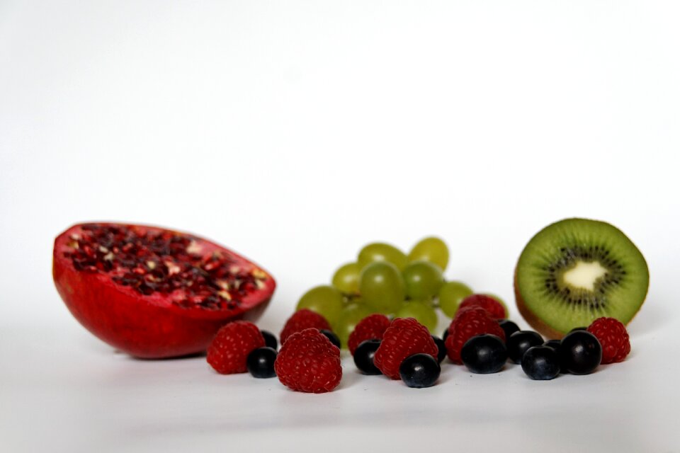 Kiwi pomegranate fruit