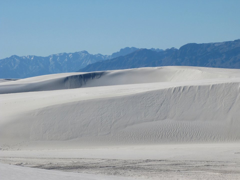 San Andres Mountains from the Alkali Flats Trail