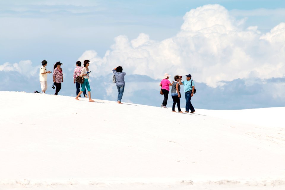 White Clouds and White Dunes