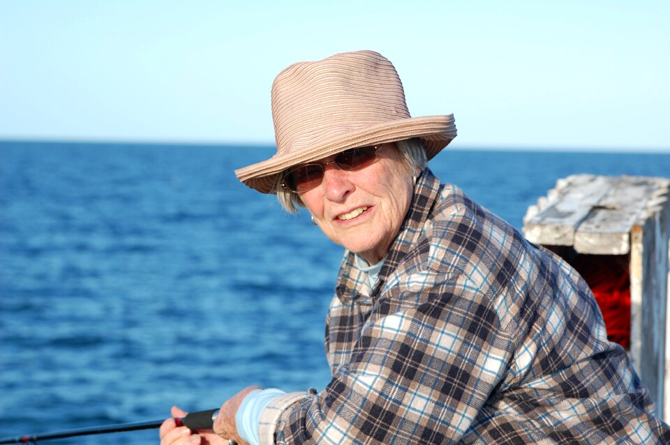 Woman fish australia