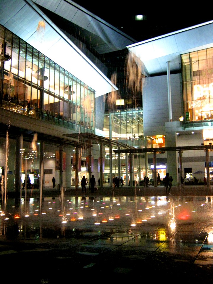 Fountains at Night: Lantau Island (Hong Kong)