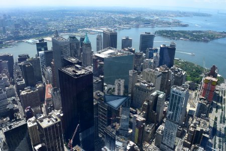 Manhattan view from WTC - New York June 2015 photo