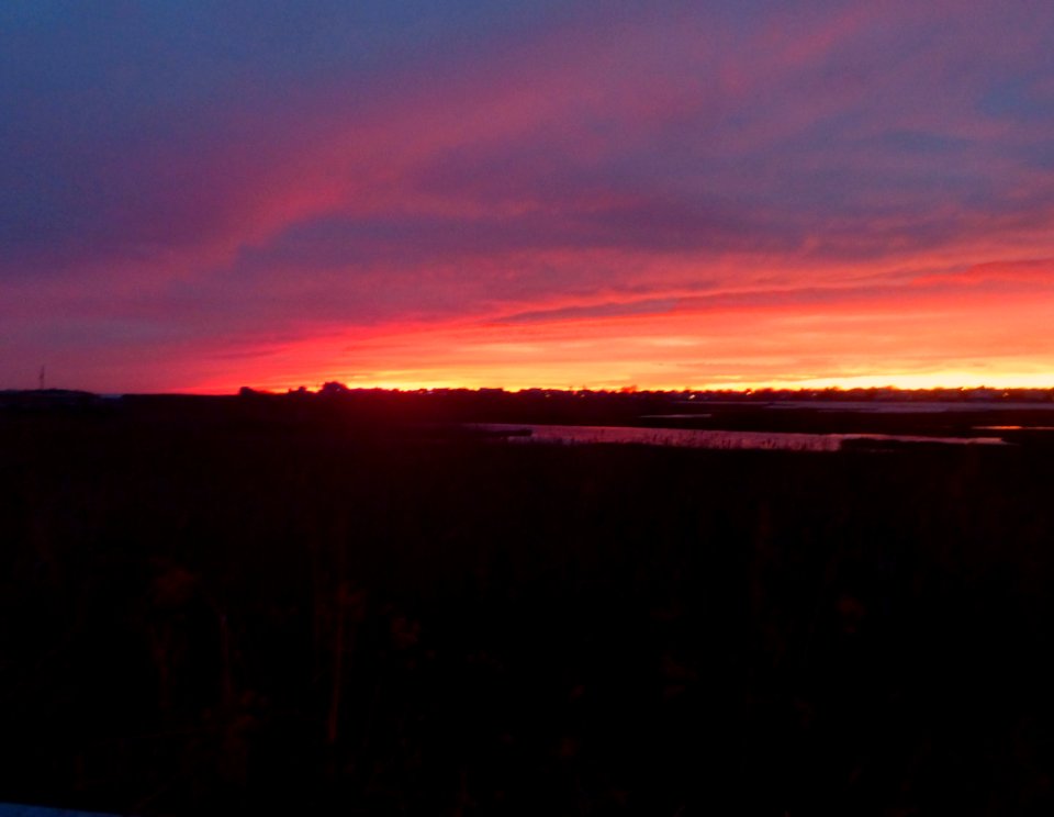 Marsh at sunset 3