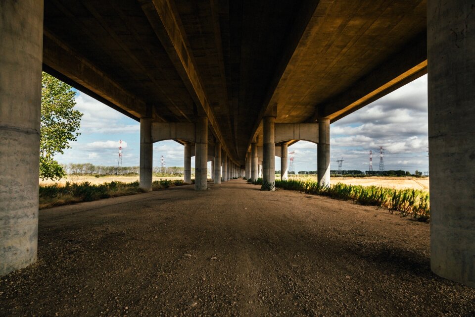 Structure concrete pillars