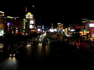 Las Vegas at night photo