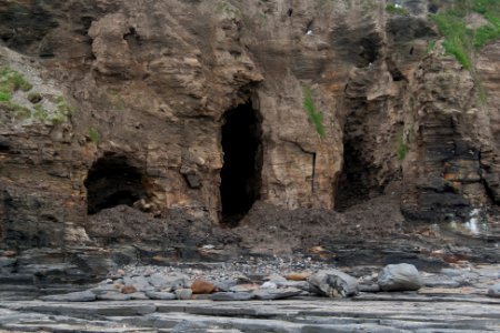 Runswick Cliff Caves