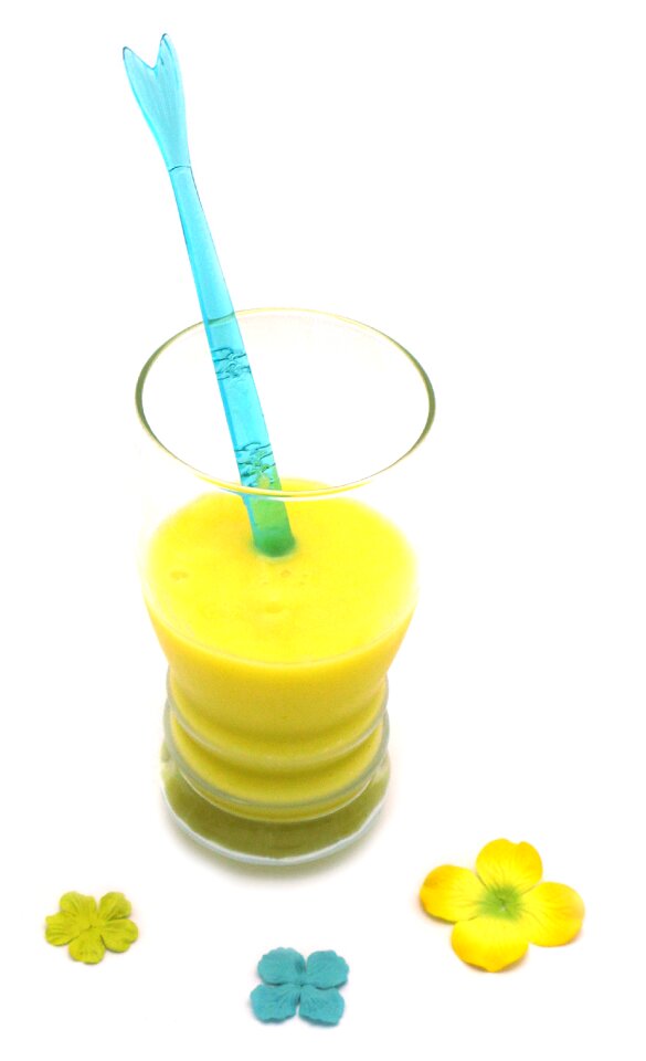 Cup blue yellow