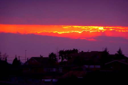 Sunset in Rubí photo