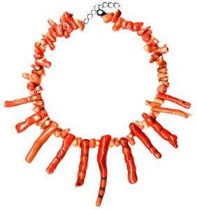 Choker orange genuine
