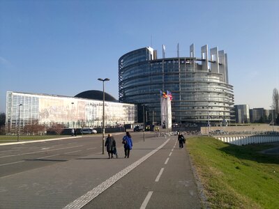 European parliament strasbourg france photo
