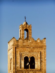 Mosque tower old construction