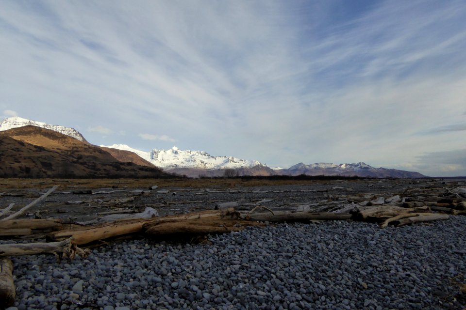 Beach near Swikshak Patrol Cabin 3 02242015 Patrol Flight