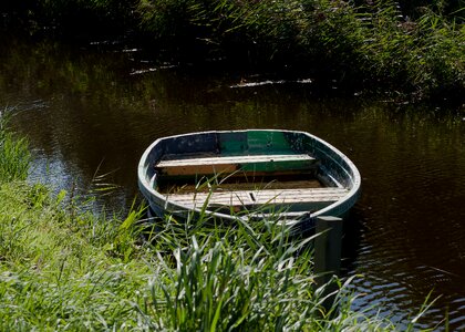 Water summer rowing boat