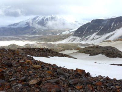 Views from western-most Knife Creek Glacier, Valley of Ten Thousand Smokes