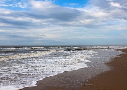 Landscape holland wadden sea photo