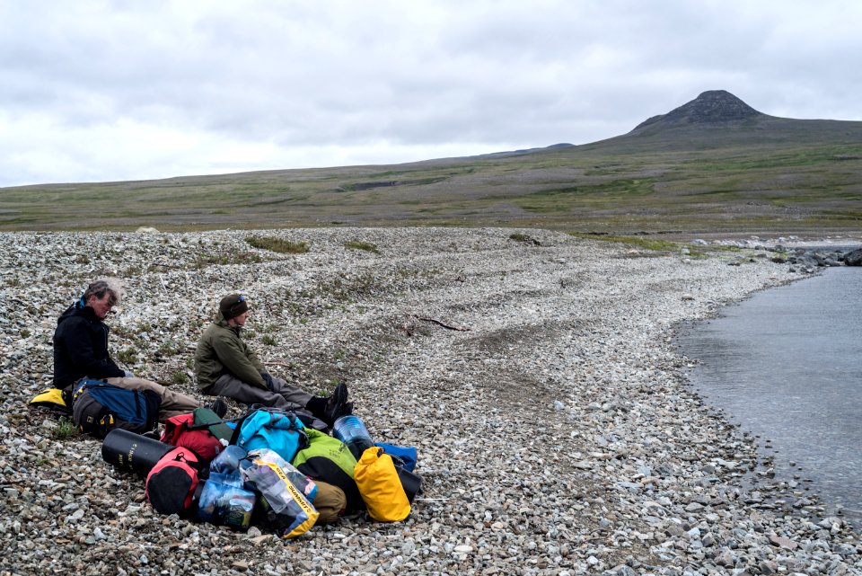 Awaiting the floatplane at the end of a backcountry trip NPS Photo/Russ Taylor
