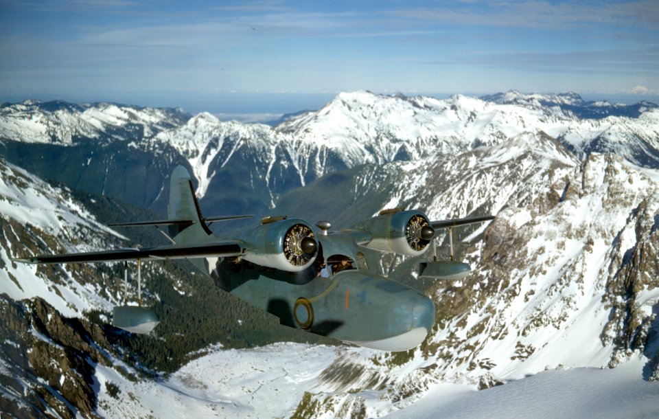 Navy JRF Goose over Alaska