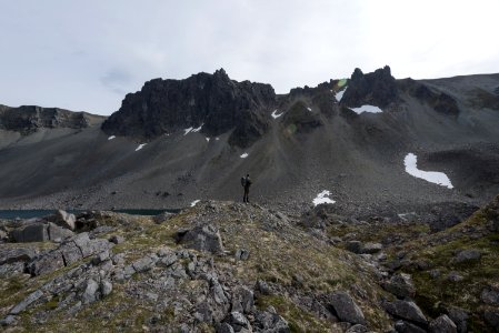 Pausing to take it all in, Katmai Preserve