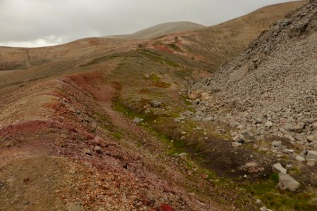 Tephra ring around Novarupta