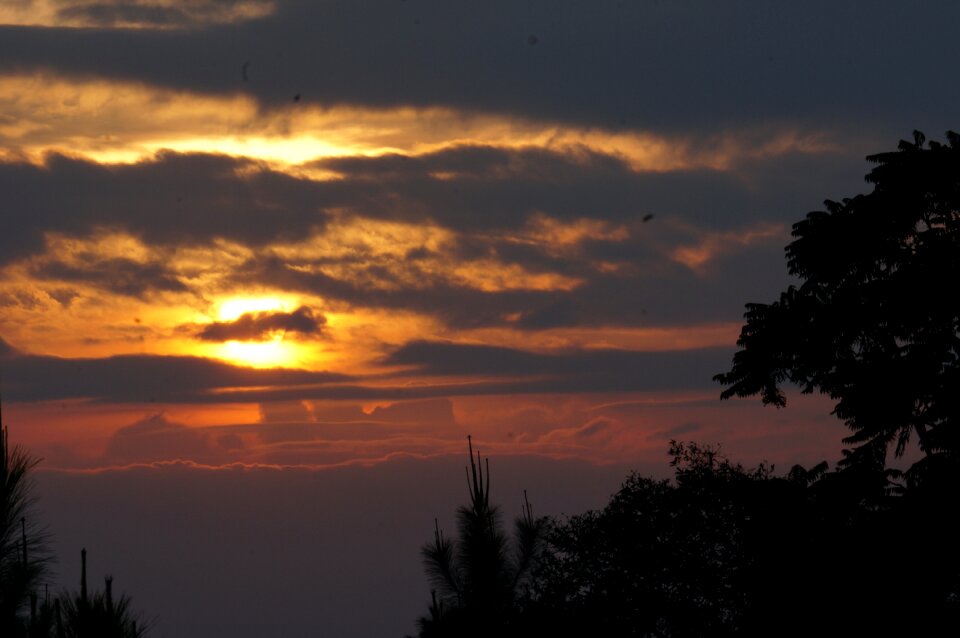 Orange sky evening sky evening