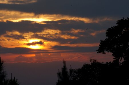 Orange sky evening sky evening