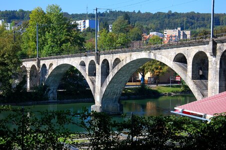 Bremgarten railway bridge river