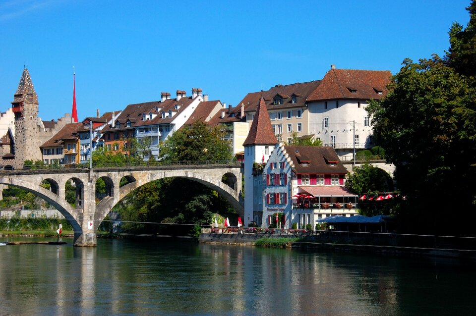 Bremgarten railway bridge river