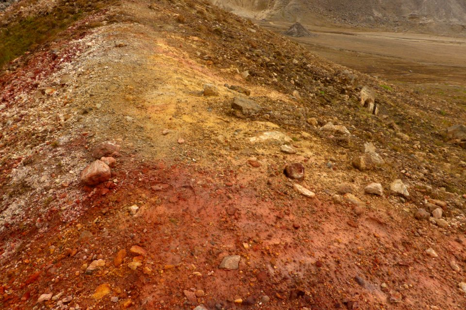 Colors near Novarupta