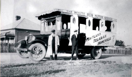 White Bus Motor Service, Maitland, N.S.W.