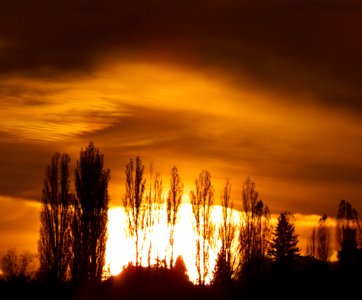 Sunset over Brno - Closeup
