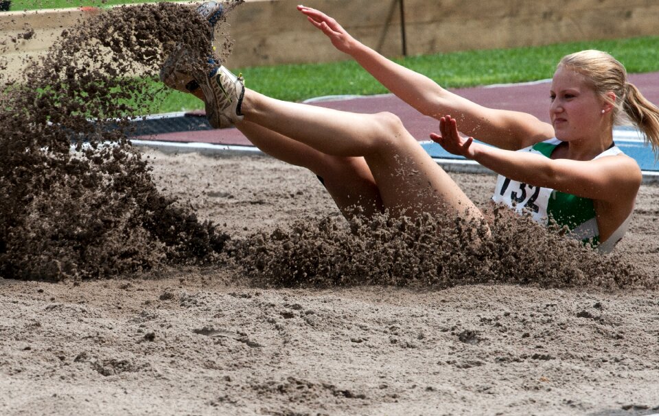 Athletics long jump junior gala mannheim