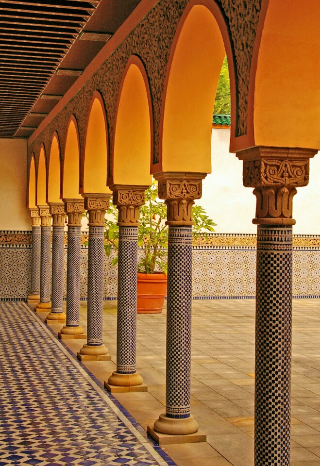 Gardens of the world artfully structure