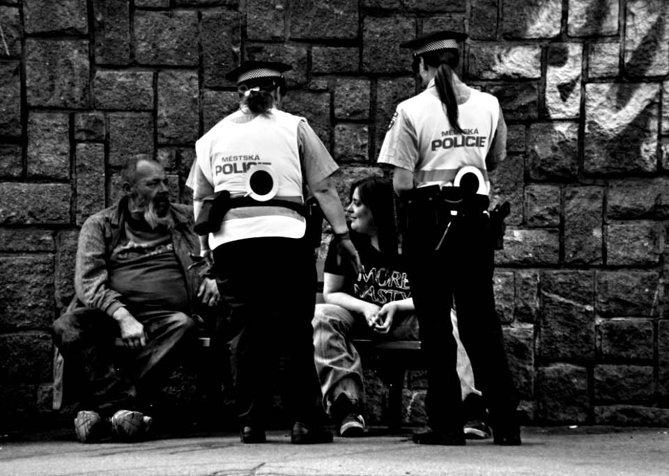 Keep Calm and Fuck the Police :-) (B&W)