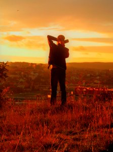 Sunset Man