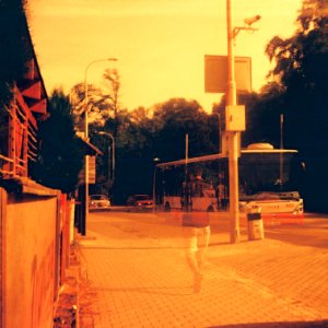 Smena 8M - Redscale - Double Exposure on Drobného Street