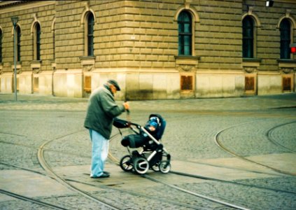 Pentax Espio 170SL - Old Man with a Baby