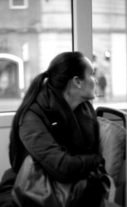 Praktica BC1 - Young Woman in the Tram