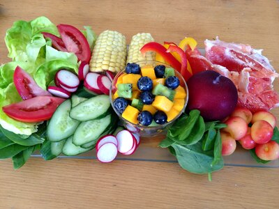 Veggie cucumber blueberry