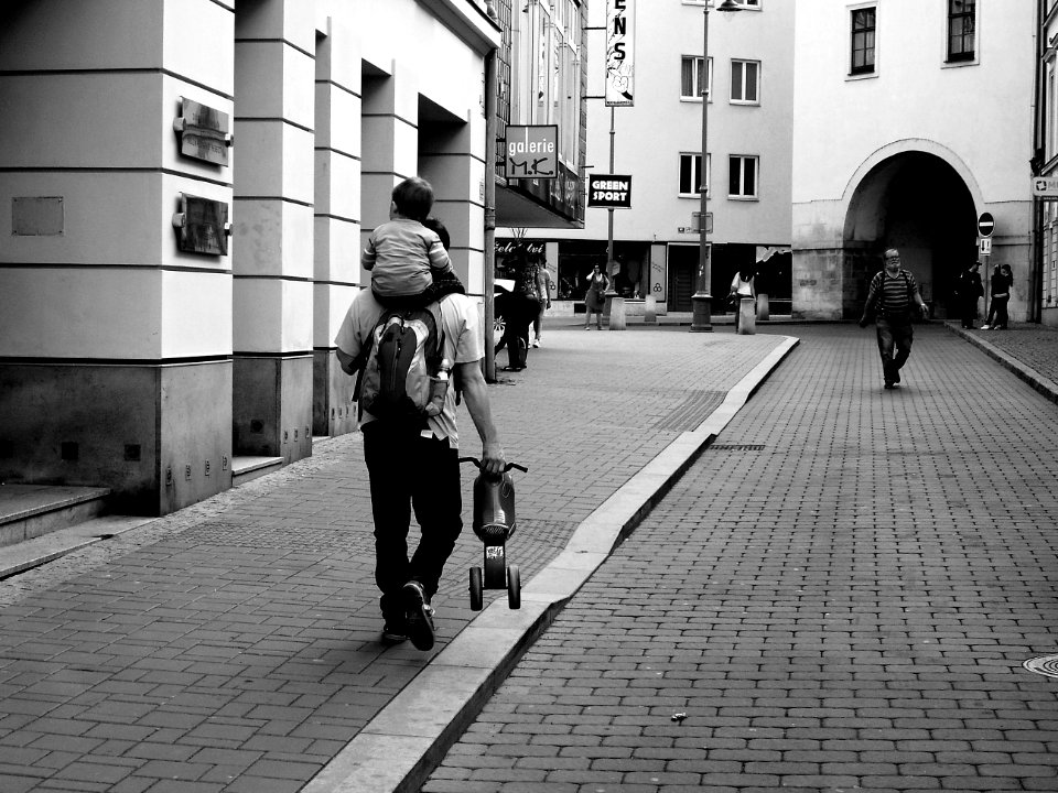 Father, Son and Tricycle