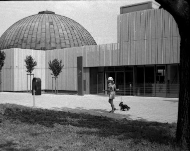 Lomo 135VS - Brno Observatory and Planetarium and Little Girl with Doggie photo