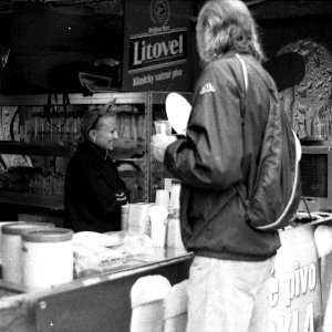 Praktica BC1 - At the Stand with Beer
