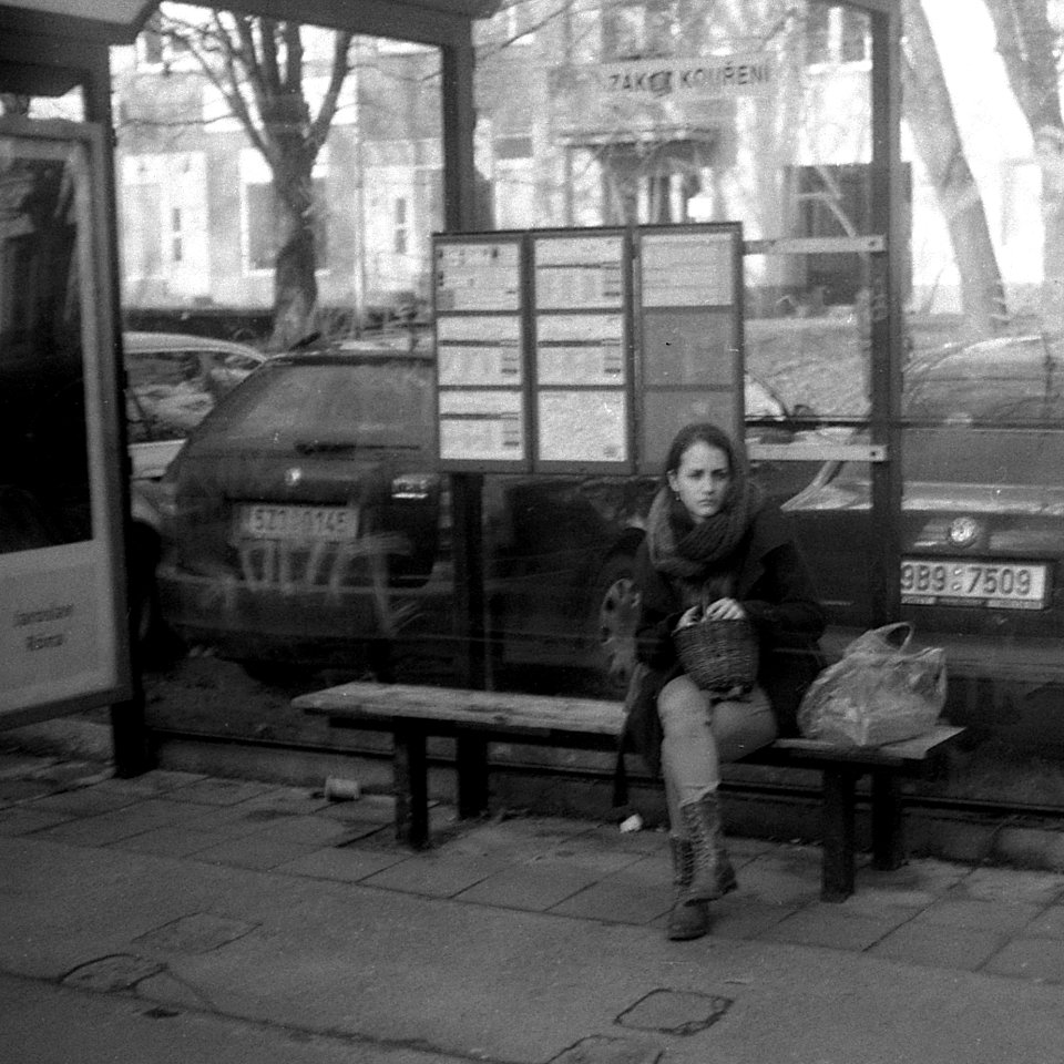 Orion EE - Girl at Bus Stop