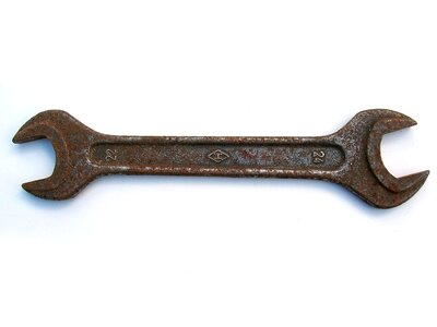Garage rust metal