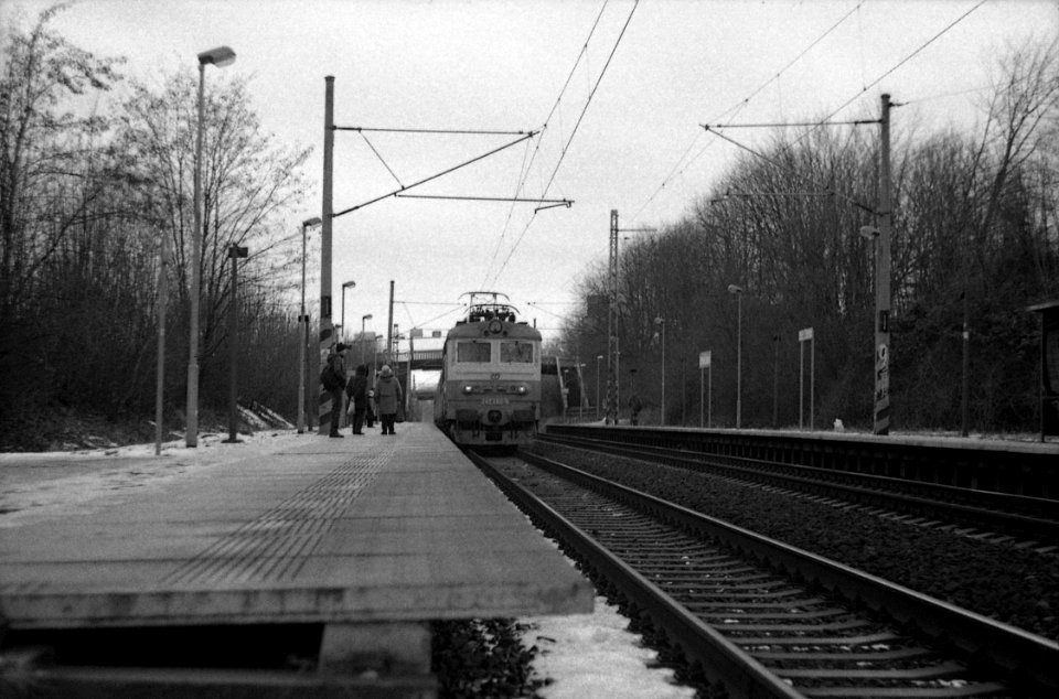 Ricoh TLS 401 with Helios 44-2 - At Train Stop Brno-Lesná 3