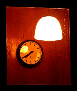 Lamp and a Clock