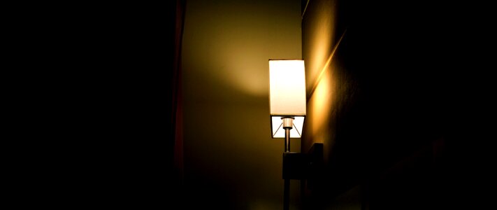Still lights black lamp