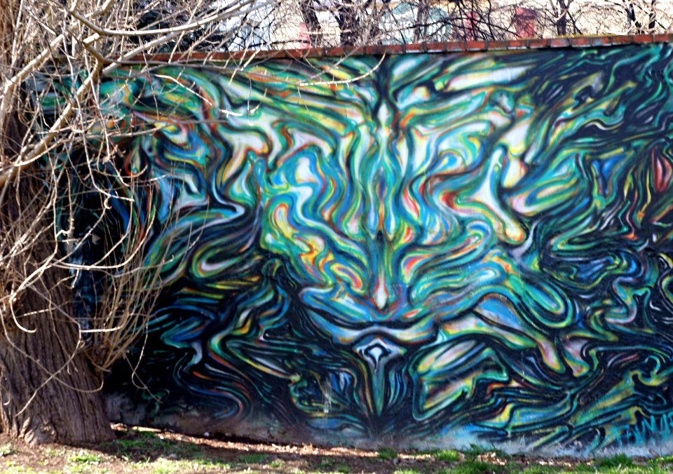 Sony Alpha A230 with Helios-44-2 - Graffiti - Little Park on Mendel's Square) 08