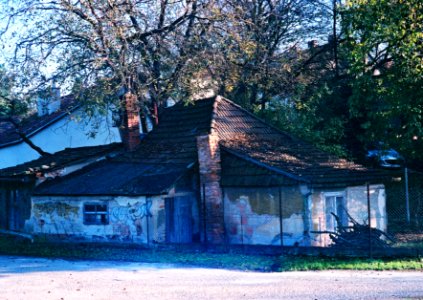 Kiev 4 + Jupiter-8 - Another Version of My Favourite Little House on Lesná 2