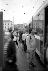 Smena 8M - New Scan - Tram Stop in Rainy Day 3 photo