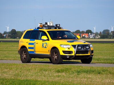 Airport ground support car
